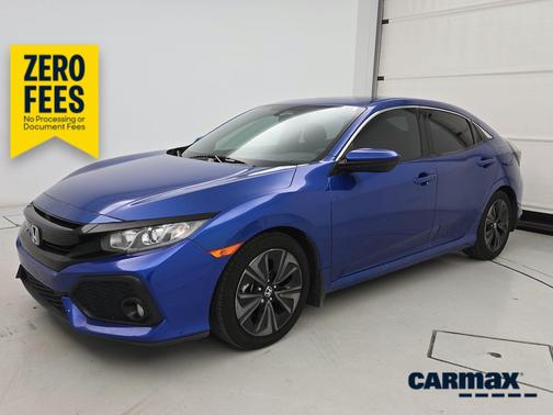 Blue 2017 Honda Civic EX