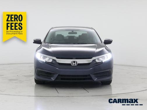 Blue 2017 Honda Civic EX