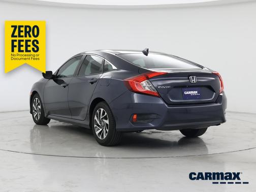 Blue 2017 Honda Civic EX