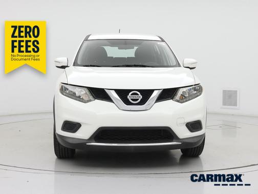 White 2015 Nissan Rogue S