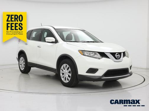 White 2015 Nissan Rogue S