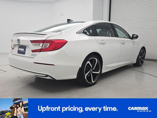 White 2022 Honda Accord Hybrid Sport
