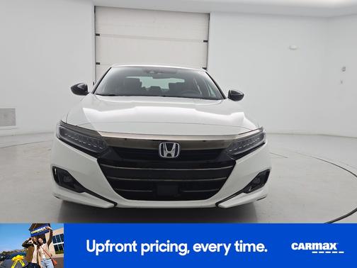 White 2022 Honda Accord Hybrid Sport