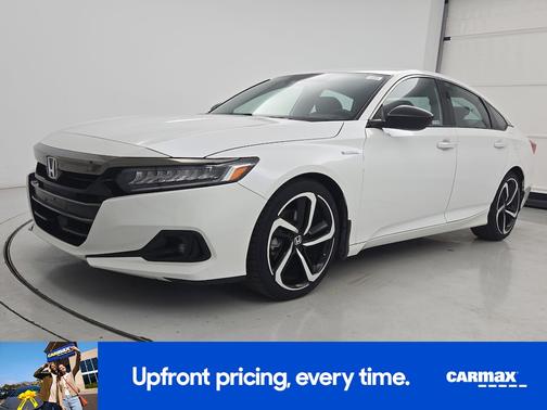 White 2022 Honda Accord Hybrid Sport