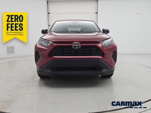 Red 2022 Toyota RAV4 LE