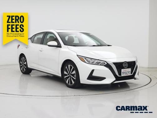 White 2023 Nissan Sentra SV