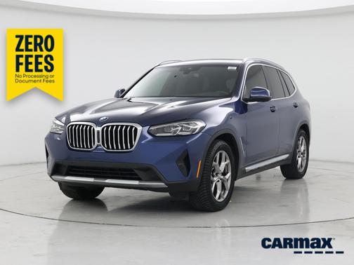Blue 2022 BMW X3 XDrive30i