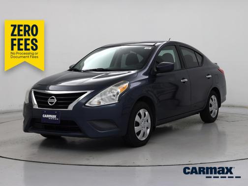 Blue 2015 Nissan Versa SV