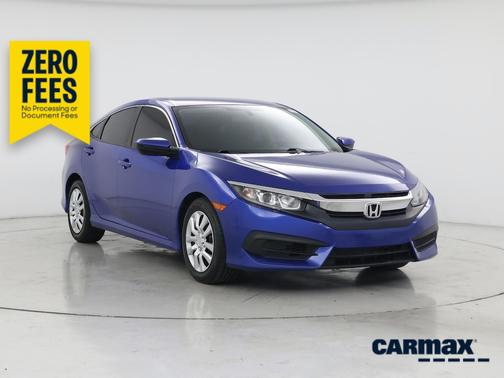 Blue 2018 Honda Civic LX
