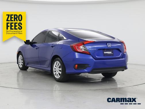 Blue 2018 Honda Civic LX