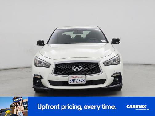 White 2019 INFINITI Q50 Red Sport 400