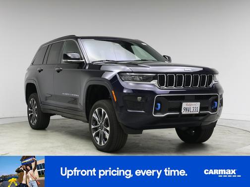 Blue 2023 Jeep Grand Cherokee 4xe Overland