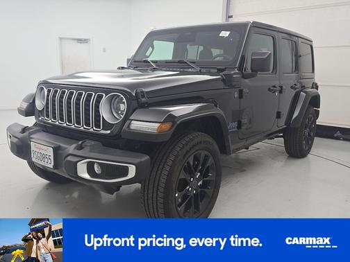 Black 2025 Jeep Wrangler 4xe Sahara