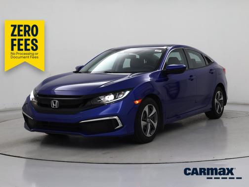 Blue 2020 Honda Civic LX