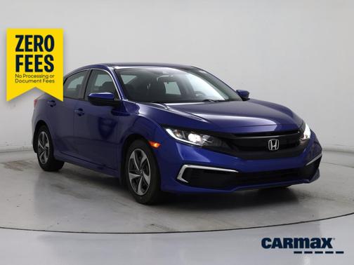 Blue 2020 Honda Civic LX