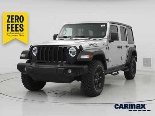 Silver 2022 Jeep Wrangler Unlimited Willys