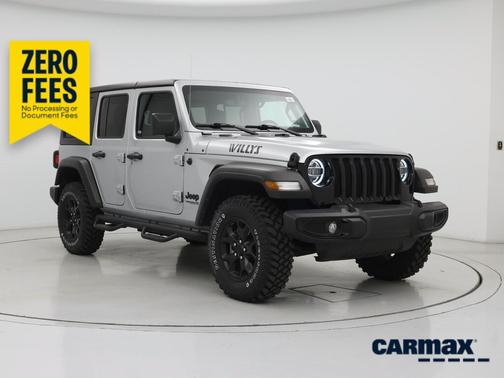 Silver 2022 Jeep Wrangler Unlimited Willys