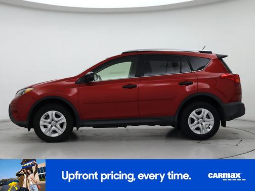 Red 2015 Toyota RAV4 LE