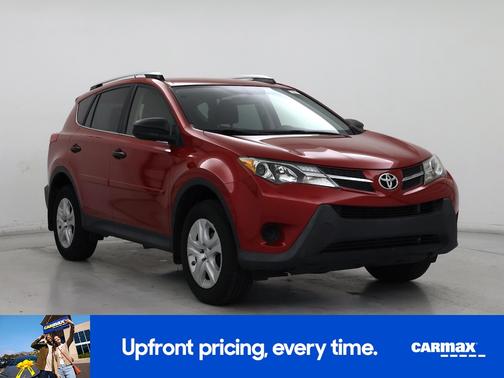 Red 2015 Toyota RAV4 LE