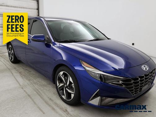 Blue 2022 Hyundai ELANTRA Limited