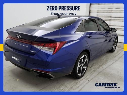 Blue 2022 Hyundai ELANTRA Limited