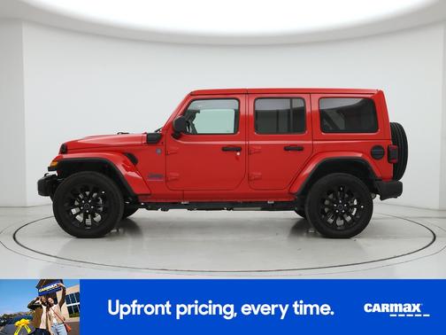 Red 2025 Jeep Wrangler 4xe Sahara