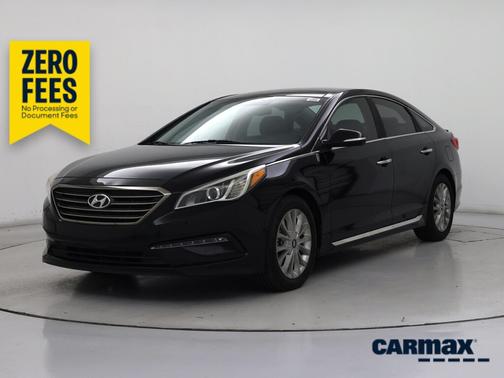 Black 2015 Hyundai SONATA Limited