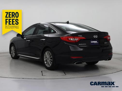 Black 2015 Hyundai SONATA Limited