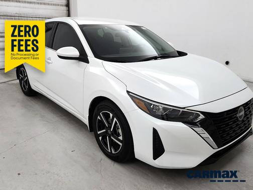 White 2025 Nissan Sentra SV