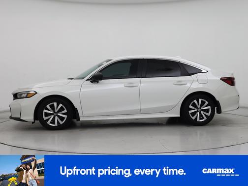 White 2025 Honda Civic LX