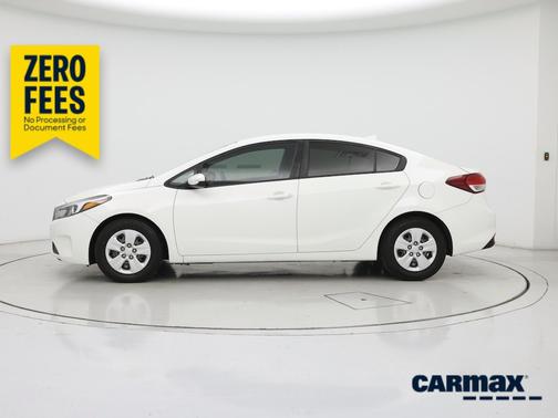 White 2017 Kia Forte LX