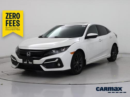 White 2020 Honda Civic EX