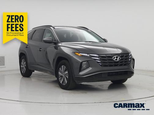 Gray 2024 Hyundai TUCSON Hybrid Blue