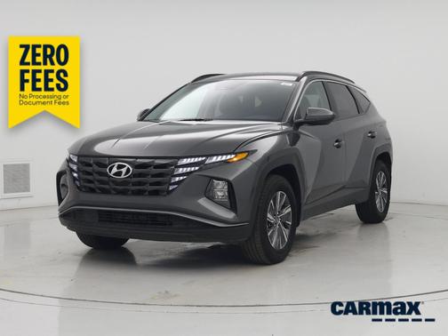Gray 2024 Hyundai TUCSON Hybrid Blue