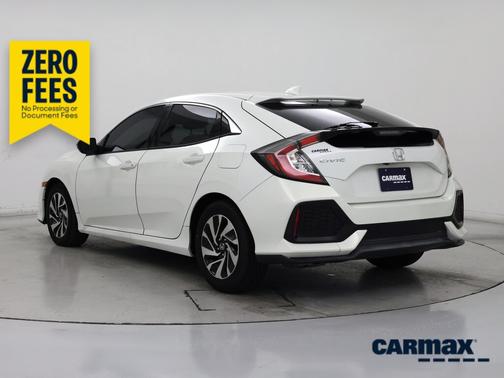 White 2017 Honda Civic LX