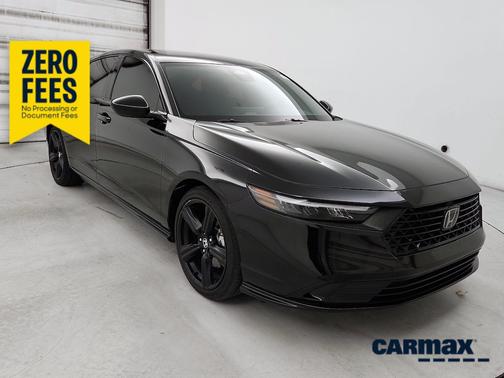 Black 2024 Honda Accord Hybrid Sport-L