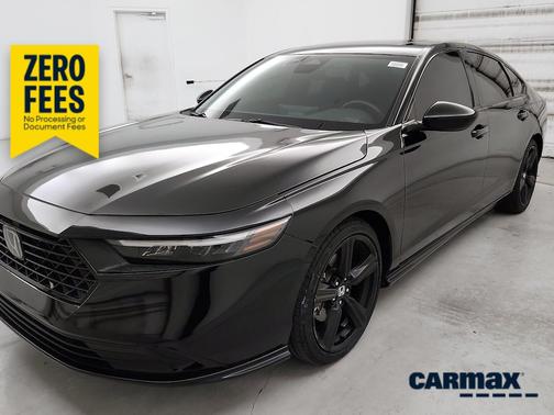 Black 2024 Honda Accord Hybrid Sport-L