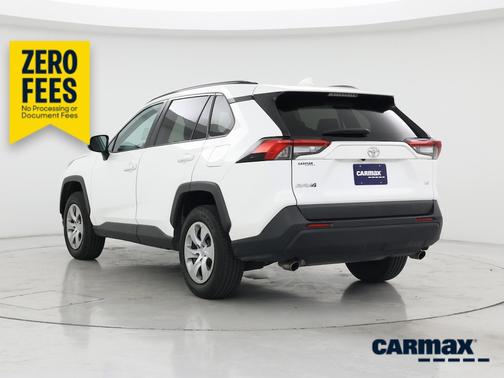 White 2021 Toyota RAV4 LE