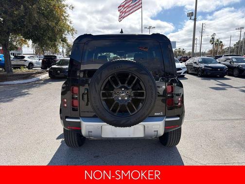 Santorini Black Metallic 2025 Land Rover Defender 110 P300