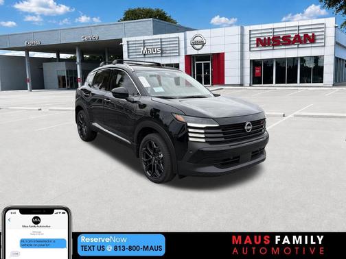 Super Black 2026 Nissan Kicks SR