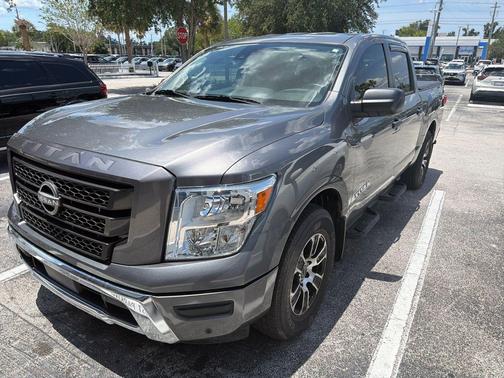 Gun Metallic 2023 Nissan Titan SV