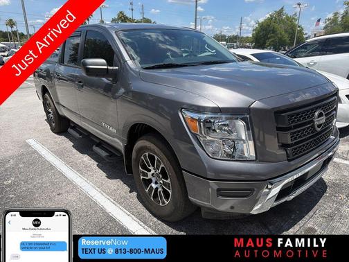 Gun Metallic 2023 Nissan Titan SV