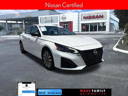 Pearl White Tricoat 2024 Nissan Altima 2.5 SV