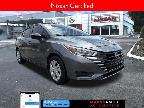 Gun Metallic 2025 Nissan Versa 1.6 S