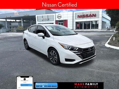 Aspen White Tricoat 2024 Nissan Versa 1.6 SV