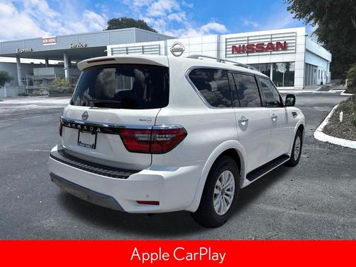 Aspen White Tricoat 2024 Nissan Armada SV 2WD