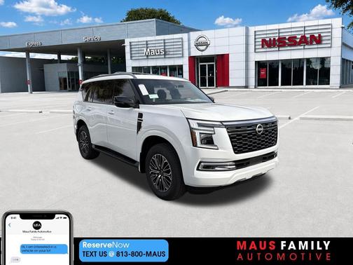 Aspen White Tricoat 2026 Nissan Armada SL