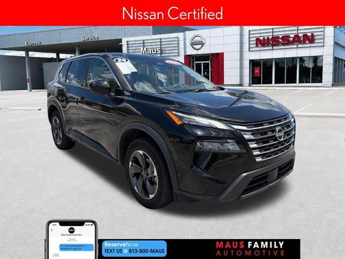 Super Black 2024 Nissan Rogue SV