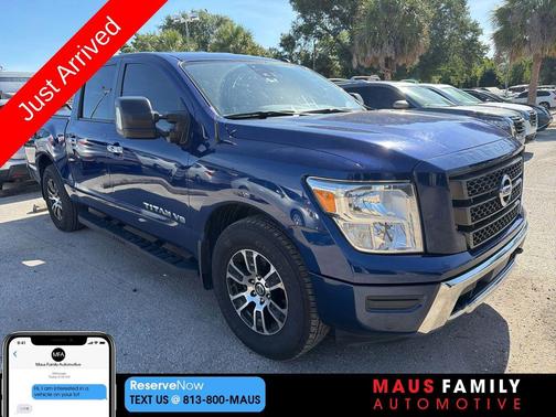 Deep Blue Pearl Metallic 2020 Nissan Titan SV