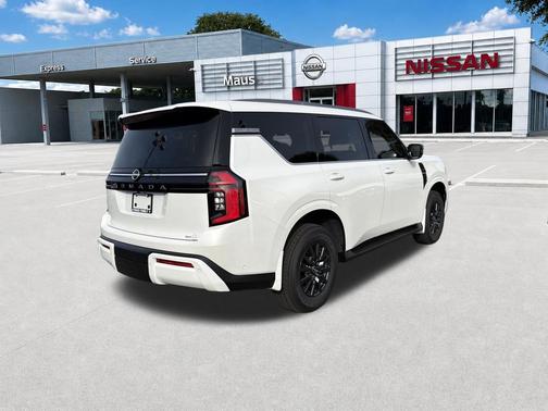 Aspen White Tricoat 2026 Nissan Armada SV